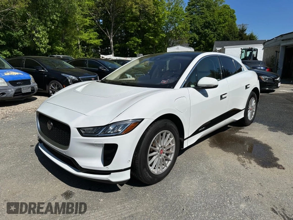 2020 Jaguar I-Pace S with VIN SADHB2S14L1F85119, listed as a Copart auction lot 56850555 with 58,735 mi miles and Clean Title. Bid and sale history available at DreamBid. Image 2.