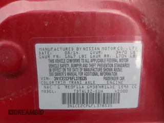 2015 Nissan Note S with VIN 3N1CE2CP6FL378535, listed as a IAAI auction lot 41951753 with 138,586 mi miles and . Bid and sale history available at DreamBid. Image 9.
