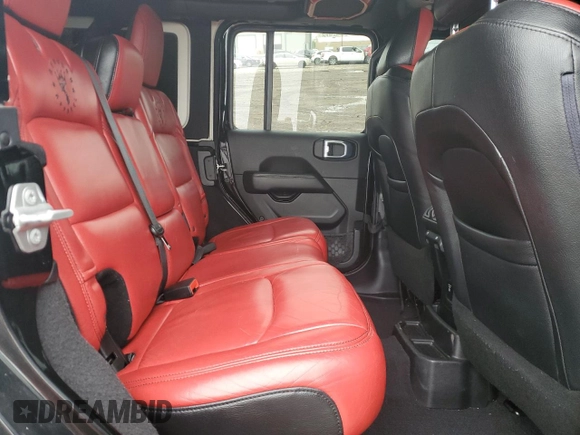2021 Jeep Wrangler Unlimited Sahara Altitude с VIN 1C4HJXEG4MW731421, выставлен на аукционе Copart как лот 54960915 с пробегом 105 243 миль миль и Списание • Salvage title. История ставок и продаж доступна на DreamBid. Изображение 10.