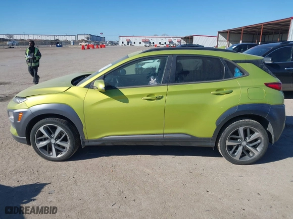 2019 Hyundai Kona Limited with VIN KM8K3CA51KU252116, listed as a IAAI auction lot 41409775 with 60,241 mi miles. Bid and sale history available at carsss.com. Image 14.