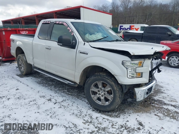 2016 Ford F-150 XLT with VIN 1FTFX1EF3GFD38749, listed as a IAAI auction lot 41245869 with 126,799 mi miles. Bid and sale history available at carsss.com. Image 1.