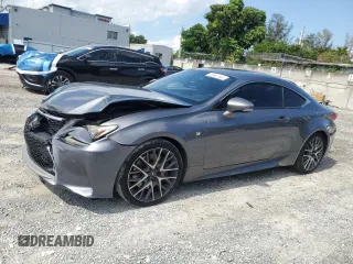 2015 Lexus RC 350 F Sport с VIN JTHHE5BC6F5005769, выставлен на аукционе Copart как лот 55967405 с пробегом 90 572 миль миль и Списание • Salvage title. История ставок и продаж доступна на DreamBid. Изображение 1.