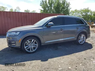 2018 Audi Q7 Prestige z VIN WA1VAAF72JD032076, wystawiony jako Copart lot #57638005 z przebiegiem 211 242 mil mil oraz Szkoda całkowita • Salvage title. Historia ofert i sprzedaży dostępna na DreamBid. Obrazek 1.