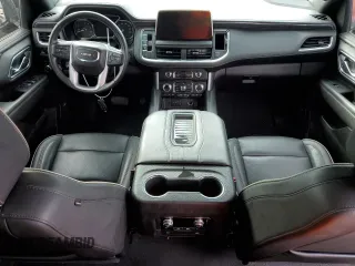 2021 GMC Yukon XL SLT with VIN 1GKS2GKT0MR347434, listed as a Copart auction lot 64186144 with 49,390 mi miles and Salvage Title. Bid and sale history available at carsss.com. Image 8.