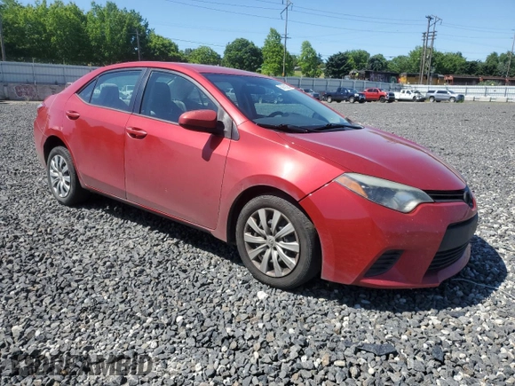 2014 Toyota Corolla L with VIN 2T1BURHE9EC131491, listed as a Copart auction lot 58669025 with 254,597 mi miles and Salvage title. Bid and sale history available at DreamBid. Image 4.