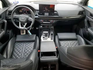 2023 Audi SQ5 Prestige with VIN WA1C4AFY0P2152356, listed as a Copart auction lot 53361005 with 13,281 mi miles and Salvage Title. Bid and sale history available at carsss.com. Image 8.