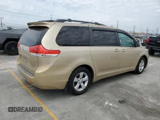 2012 Toyota Sienna LE AAS with VIN 5TDKK3DC5CS227808, listed as a Copart auction lot 57984515 with 103,656 mi miles and Salvage title. Bid and sale history available at DreamBid. Image 3.
