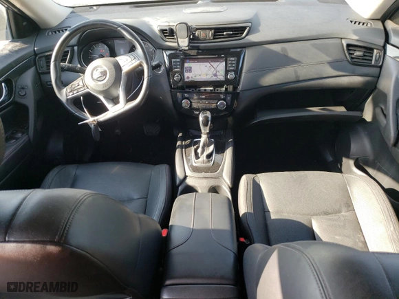 2017 Nissan Rogue SL with VIN JN8AT2MV9HW025196, listed as a Copart auction lot 43912005 with 120,507 mi miles and Salvage Title. Bid and sale history available at carsss.com. Image 8.