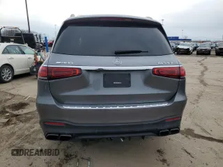 2021 Mercedes-Benz GLS with VIN 4JGFF8KE2MA472213, listed as a Copart auction lot 52400315 with 57,561 mi miles and Salvage Title. Bid and sale history available at carsss.com. Image 6.