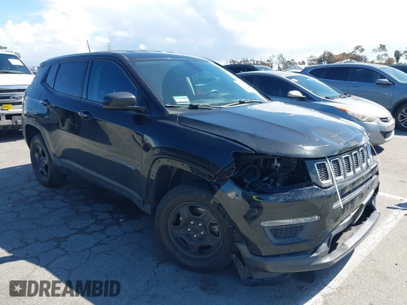 2018 Jeep Compass Sport z VIN 3C4NJDABXJT423666, wystawiony jako IAAI lot #41785935 z przebiegiem 60 880 mil mil oraz . Historia ofert i sprzedaży dostępna na DreamBid. Obrazek 13.