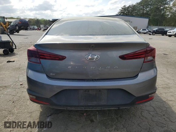 2019 Hyundai Elantra SE with VIN 5NPD74LF4KH497483, listed as a Copart auction lot 50927085 with 74,711 mi miles and Salvage Title. Bid and sale history available at DreamBid. Image 6.