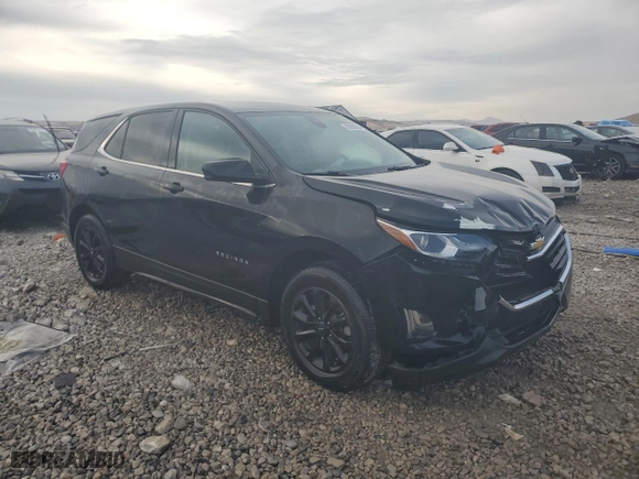 2020 Chevrolet Equinox LT with VIN 2GNAXKEV7L6198272, listed as a Copart auction lot 83858814 with 50,737 mi miles and Salvage Title. Bid and sale history available at carsss.com. Image 4.