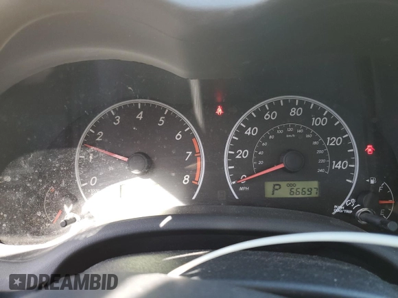 2011 Toyota Corolla L with VIN 2T1BU4EEXBC662749, listed as a Copart auction lot 84761994 with 66,697 mi miles and Salvage Title. Bid and sale history available at carsss.com. Image 9.