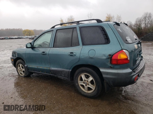 2001 Hyundai Santa Fe GLS with VIN KM8SC83D11U103866, listed as a Copart auction lot 88311825 with 201,152 mi miles and Salvage Title. Bid and sale history available at carsss.com. Image 2.