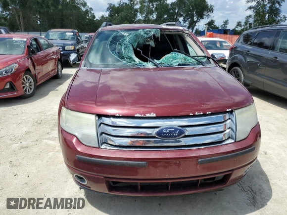 2008 Ford Taurus X Limited z VIN 1FMDK06W98GA36582, wystawiony jako Copart lot #58540015 z przebiegiem 95 228 mil mil oraz Szkoda całkowita • Salvage title. Historia ofert i sprzedaży dostępna na DreamBid. Obrazek 5.