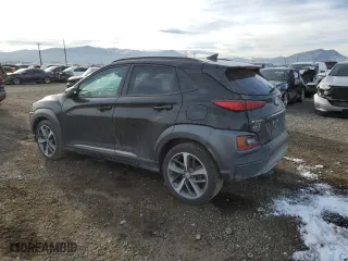 2021 Hyundai Kona Ultimate with VIN KM8K5CA54MU748847, listed as a Copart auction lot 82665484 with 49,523 mi miles and Salvage Title. Bid and sale history available at carsss.com. Image 2.