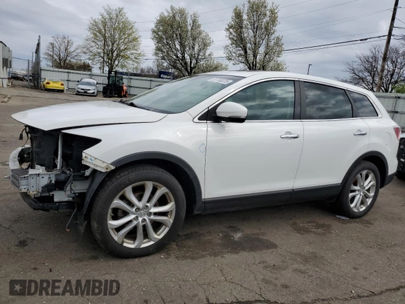 2012 Mazda CX-9 Grand Touring with VIN JM3TB3DA6C0365466, listed as a Copart auction lot 51750225 with 34,402 mi miles and Salvage Title. Bid and sale history available at carsss.com. Image 1.