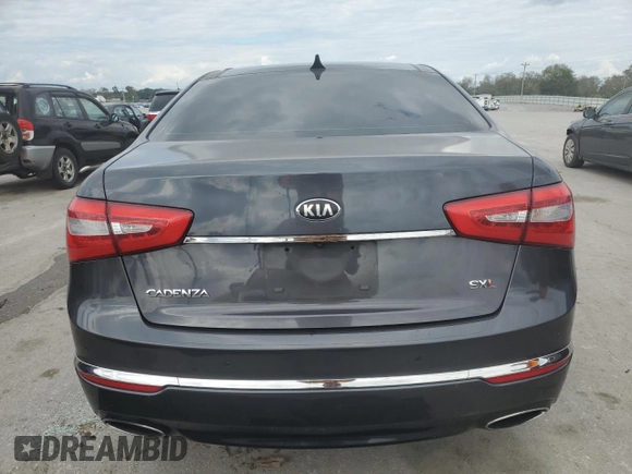 2014 Kia Cadenza Premium with VIN KNALN4D7XE5141114, listed as a Copart auction lot 72999484 with 187,302 mi miles and Salvage Title. Bid and sale history available at carsss.com. Image 6.