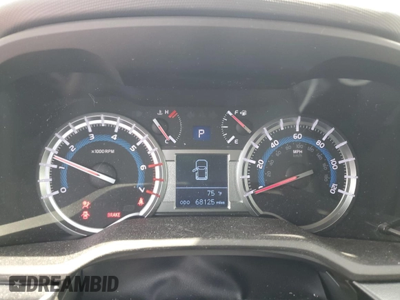 2018 Toyota 4Runner SR5 with VIN JTEBU5JR6J5583875, listed as a Copart auction lot 52603415 with 68,125 mi miles and Salvage title. Bid and sale history available at DreamBid. Image 9.