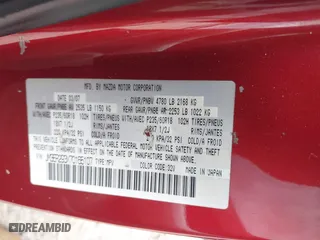 2007 Mazda CX-7 Sport with VIN JM3ER293X70165107, listed as a IAAI auction lot 41981180 with 112,026 mi miles. Bid and sale history available at carsss.com. Image 9.