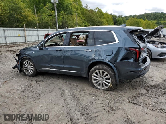 2020 Cadillac XT6 AWD Premium Luxury with VIN 1GYKPFRS1LZ148342, listed as a Copart auction lot 73495264 with 100,702 mi miles and Salvage Title. Bid and sale history available at carsss.com. Image 2.