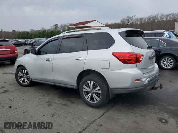 2017 Nissan Pathfinder SL with VIN 5N1DR2MM2HC638563, listed as a Copart auction lot 52873185 with 126,111 mi miles and Salvage title. Bid and sale history available at DreamBid. Image 2.