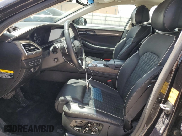2020 Genesis G90 Ultimate with VIN KMTF54PH1LU076923, listed as a Copart auction lot 55794235 with 43,618 mi miles and Clean Title. Bid and sale history available at DreamBid. Image 7.