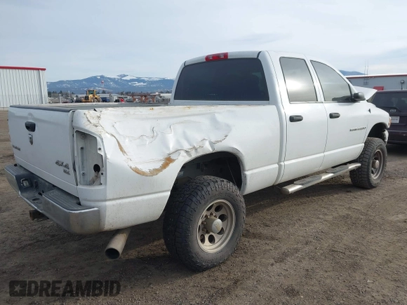 2005 Dodge 2500 SLT with VIN 3D7KS28C05G858199, listed as a IAAI auction lot 41424715 with 218,736 mi miles and . Bid and sale history available at DreamBid. Image 4.