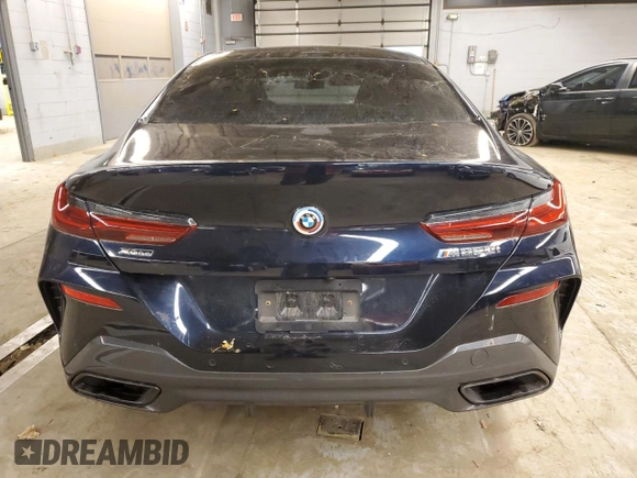 2023 BMW 8 Series M850i z VIN WBAGV8C02PCK62070, wystawiony jako Copart lot #77808573 z przebiegiem 8 276 mil mil oraz Szkoda całkowita • Salvage title. Historia ofert i sprzedaży dostępna na DreamBid. Obrazek 6.
