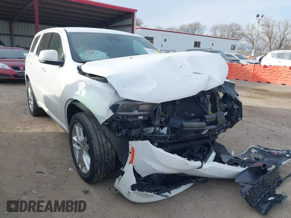 2022 Dodge Durango GT with VIN 1C4RDJDG1NC137561, listed as a IAAI auction lot 41168918 with 59,676 mi miles and . Bid and sale history available at DreamBid. Image 6.