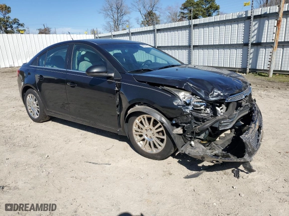 2014 Chevrolet Cruze ECO with VIN 1G1PH5SB8E7284634, listed as a Copart auction lot 48519125 with 90,635 mi miles and Salvage Title. Bid and sale history available at carsss.com. Image 4.