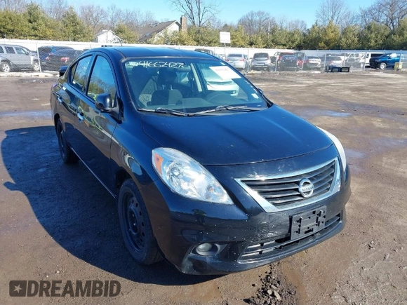 2014 Nissan Versa S Plus with VIN 3N1CN7AP3EL850527, listed as a IAAI auction lot 41662427 with 210,736 mi miles and . Bid and sale history available at DreamBid. Image 1.