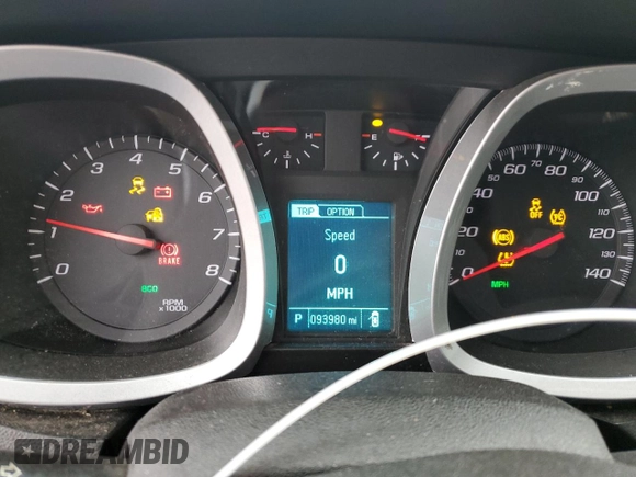 2016 Chevrolet Equinox LS with VIN 2GNALBEK9G1128731, listed as a Copart auction lot 51890585 with 93,980 mi miles and Salvage Title. Bid and sale history available at carsss.com. Image 9.