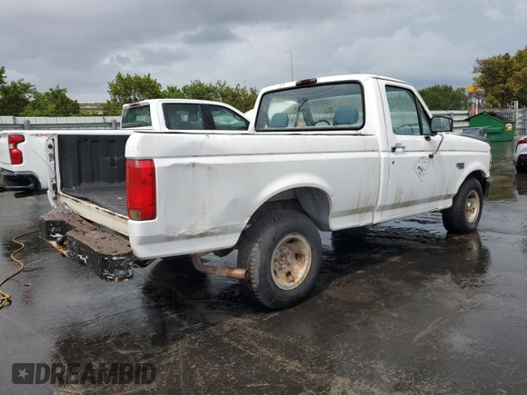 1995 Ford F-150 with VIN 1FTEF15Y4SNB25498, listed as a Copart auction lot 52487565 with 0 mi miles and Clean Title. Bid and sale history available at carsss.com. Image 3.