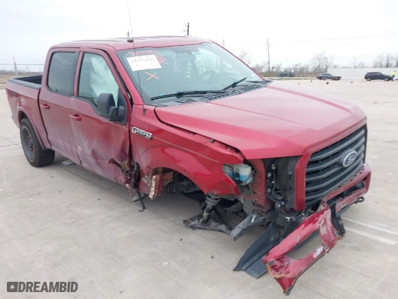 2017 Ford F-150 XL with VIN 1FTEW1EGXHFC76095, listed as a IAAI auction lot 41341104 with 127,746 mi miles. Bid and sale history available at carsss.com. Image 6.