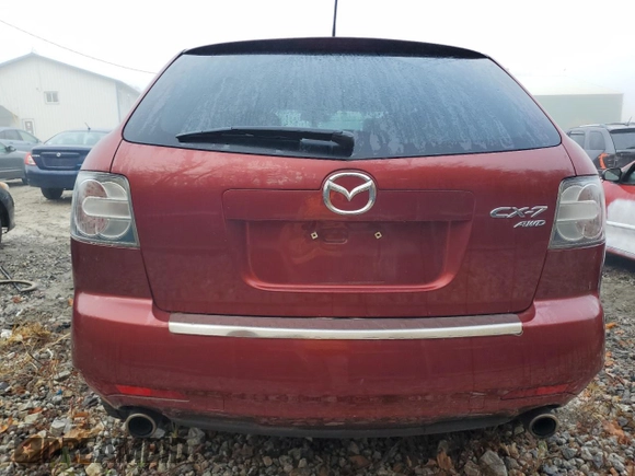 2011 Mazda CX-7 S Touring with VIN JM3ER4CL0B0359089, listed as a Copart auction lot 76954494 with 109,456 mi miles and Clean Title. Bid and sale history available at carsss.com. Image 6.