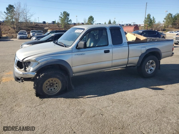 2001 Toyota Tacoma PreRunner with VIN 5TESN92N21Z727309, listed as a Copart auction lot 48943305 with NaN miles and Salvage Title. Bid and sale history available at carsss.com. Image 1.