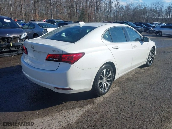 2016 Acura TLX with VIN 19UUB1F34GA008594, listed as a IAAI auction lot 41305456 with 148,406 mi miles. Bid and sale history available at carsss.com. Image 4.