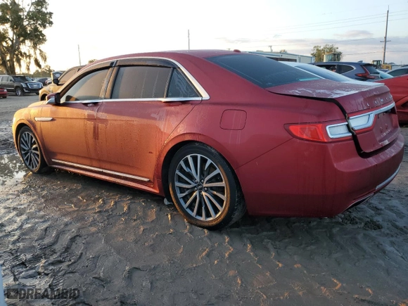 2017 Lincoln Continental Select with VIN 1LN6L9SP3H5607374, listed as a Copart auction lot 73811294 with 123,266 mi miles and Salvage Title. Bid and sale history available at carsss.com. Image 2.