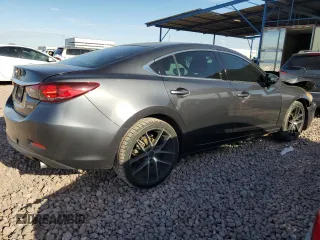 2016 Mazda 6 i Touring with VIN JM1GJ1V52G1432387, listed as a Copart auction lot 54495235 with 86,700 mi miles and Salvage Title. Bid and sale history available at carsss.com. Image 3.