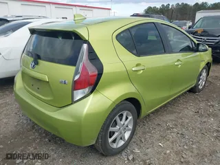 2015 Toyota Prius c One with VIN JTDKDTB36F1096872, listed as a IAAI auction lot 41202434 with 130,386 mi miles. Bid and sale history available at carsss.com. Image 4.