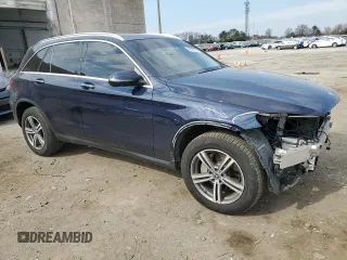 2020 Mercedes-Benz GLC with VIN W1N0G8EB6LF808755, listed as a Copart auction lot 49897765 with 66,948 mi miles and Salvage Title. Bid and sale history available at carsss.com. Image 4.