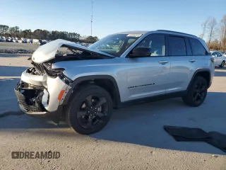 2023 Jeep Grand Cherokee Altitude with VIN 1C4RJHAG6PC642553, listed as a Copart auction lot 42200265 with 12,634 mi miles and Salvage Title. Bid and sale history available at carsss.com. Image 1.
