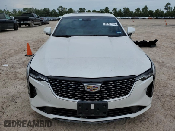 2021 Cadillac CT4 Premium Luxury with VIN 1G6DB5RK2M0112496, listed as a Copart auction lot 70277664 with Not Provided miles and Salvage Title. Bid and sale history available at DreamBid. Image 5.