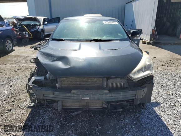 2013 Hyundai Veloster Turbo with VIN KMHTC6AE8DU178833, listed as a Copart auction lot 61944125 with 149,564 mi miles and Salvage title. Bid and sale history available at DreamBid. Image 5.