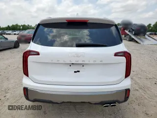 2025 Kia Telluride S with VIN 5XYP64GC9SG579930, listed as a Copart auction lot 57590885 with 4,438 mi miles and Salvage title. Bid and sale history available at DreamBid. Image 6.