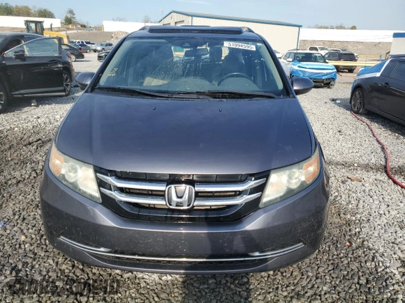 2016 Honda Odyssey EX-L with VIN 5FNRL5H63GB038127, listed as a Copart auction lot 51094595 with 171,408 mi miles and Salvage Title. Bid and sale history available at carsss.com. Image 5.