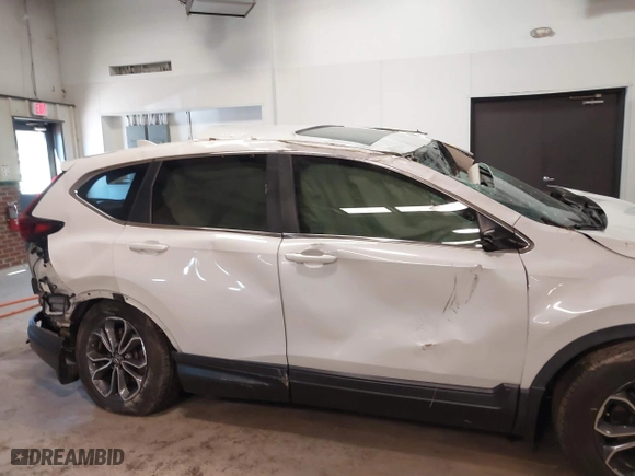 2020 Honda CR-V EX with VIN 2HKRW1H59LH414140, listed as a IAAI auction lot 41374885 with 46,674 mi miles. Bid and sale history available at carsss.com. Image 12.