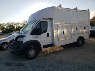 2023 Ram ProMaster z VIN 3C7WRVMG3PE556005, wystawiony jako Copart lot #77756434 z przebiegiem 10 827 mil mil oraz Szkody całkowita. Historia ofert i sprzedaży dostępna na DreamBid. Obrazek 1.