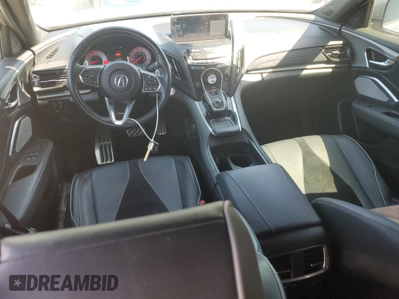 2021 Acura RDX w/A-Spec Package with VIN 5J8TC2H64ML000095, listed as a Copart auction lot 56062995 with 16,199 mi miles and Salvage Title. Bid and sale history available at DreamBid. Image 8.